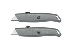Kobalt Utility Knives Kobalt 2pk retractable utility knife 18mm 6-Blade Retractable Utility Knife with On Tool Blade Storage