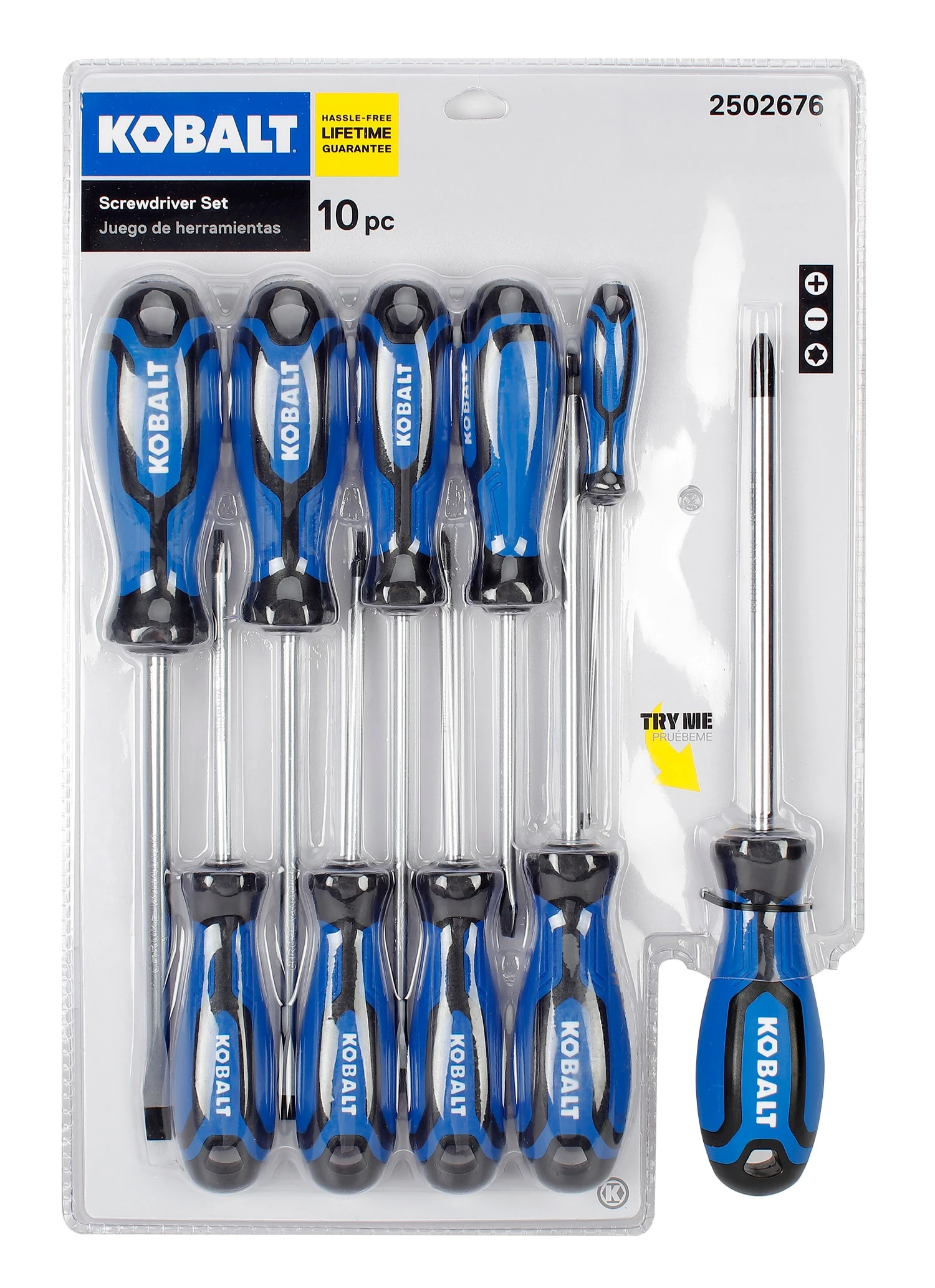 Kobalt Screwdrivers 10-Piece Plastic Handle Magnetic Set Screwdriver Set 1 Kobalt Screwdrivers 10-Piece Plastic Handle Magnetic Set Screwdriver Set