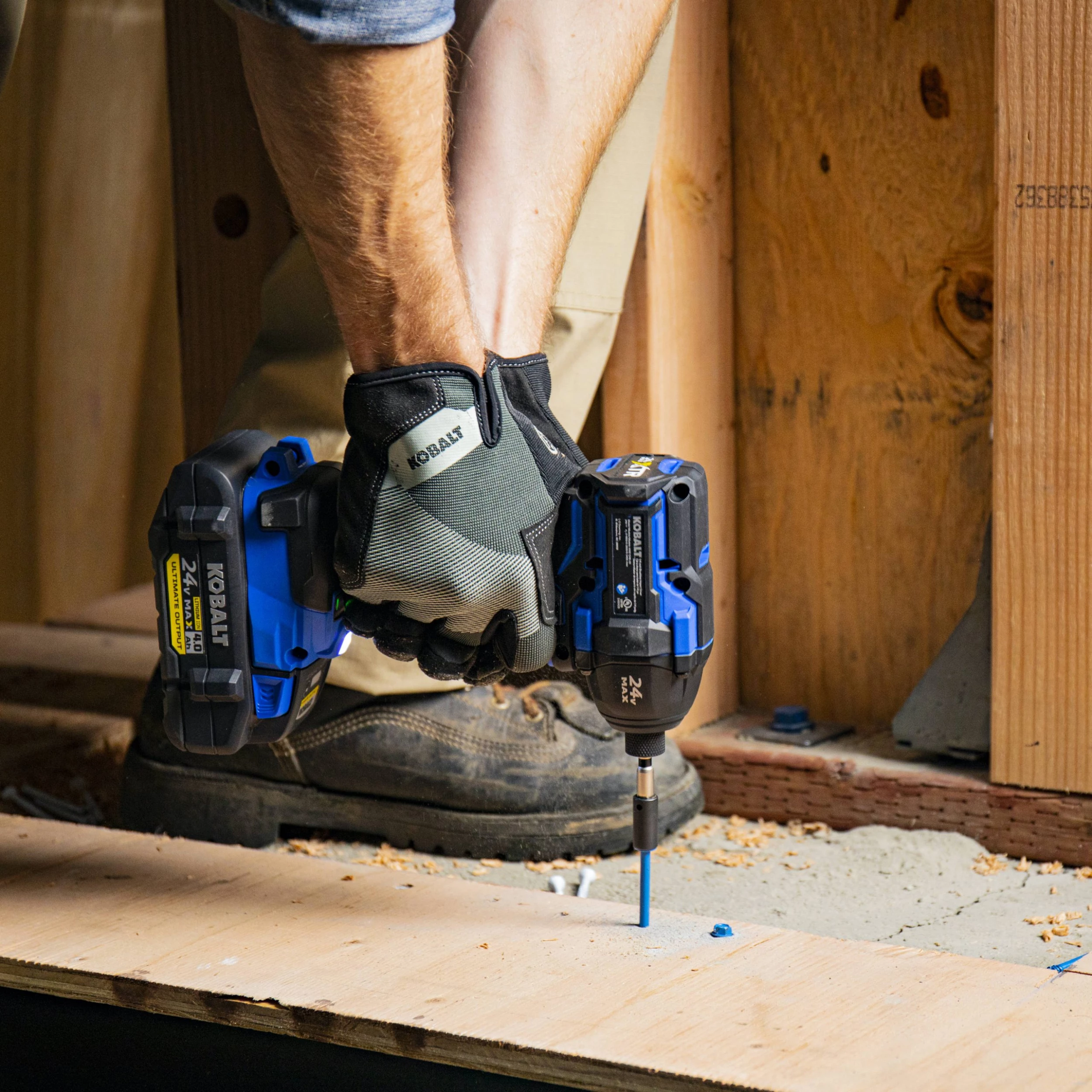 Kobalt Power Tool Combo Kits XTR 3-Tool 24-Volt Max Brushless Power Tool Combo Kit with Hard Case (2-Batteries Included and Charger Included) 10 Kobalt Power Tool Combo Kits XTR 3-Tool 24-Volt Max Brushless Power Tool Combo Kit with Hard Case (2-Batteries Included and Charger Included) - Image 10