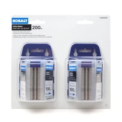 Kobalt Replacement Utility Blades Carbon Steel Utility Razor Blade(200-Pack)