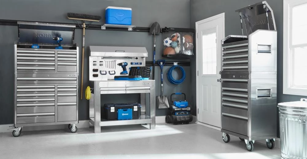 Kobalt Work Benches 45-in W x 36-in H 3-Drawer Wood Work Bench 7 Kobalt Work Benches 45-in W x 36-in H 3-Drawer Wood Work Bench - Image 7