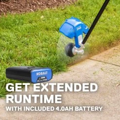 Kobalt Cordless Electric String Trimmers 40-Volt Max 16-in Straight Cordless String Trimmer with Attachment Capable and (Battery Included) -Hot Sale Kobalt Shop 15728282