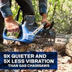 Kobalt Cordless Electric Chainsaws 80-Volt Max 18-in Brushless Cordless Electric Chainsaw 5 Ah (Battery & Charger Included) -Hot Sale Kobalt Shop 15870084