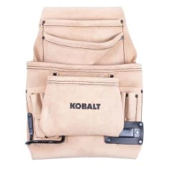 Kobalt Tool Pouches Leather General Construction Tool Pouch