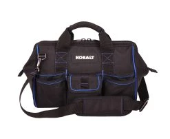 Kobalt Tool Bags Blue Black Polyester 18-in Cargo Bag