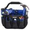 Kobalt Tool Bags Blue Black Polyester 12-in Tool Tote