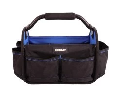 Kobalt Tool Bags Blue Black Polyester 15-in Tool Tote