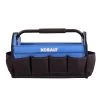 Kobalt Tool Bags Blue, Black Polyester 16-in Tool Tote