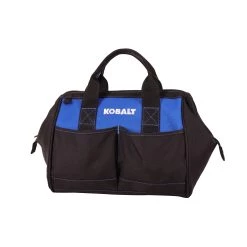 Kobalt Tool Bags Blue Black Polyester 12-in Tool Bag