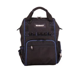 Kobalt Tool Bags Blue Black Polyester 11.5-in Backpack