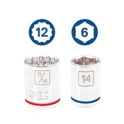 Kobalt Mechanics Tool Sets 118-Piece Standard (SAE) and Metric Combination Polished Chrome Mechanics Tool Set (3/8-in;) -Hot Sale Kobalt Shop 16006944