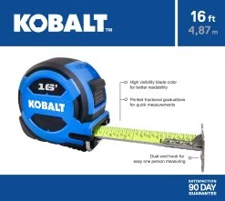 Kobalt Tape Measures Tape measure 16-ft Tape Measure -Hot Sale Kobalt Shop 16463695