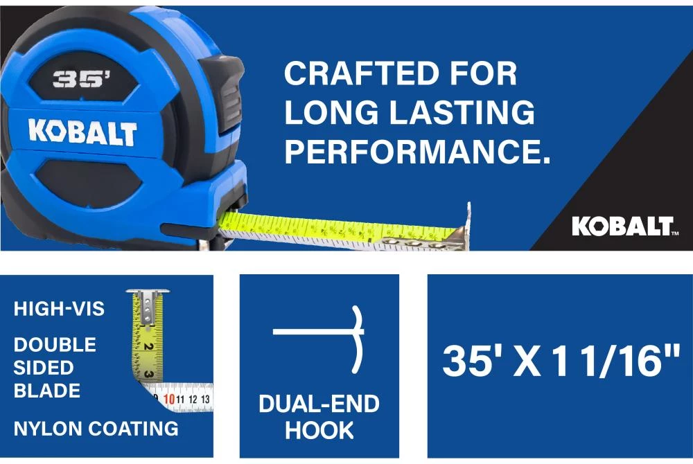 Kobalt Tape Measures Tape measure 35-ft Tape Measure 5 Kobalt Tape Measures Tape measure 35-ft Tape Measure - Image 5