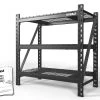 Kobalt Freestanding Shelving Units 48-in W x 24-in D x 47-in H 3-Tier Heavy Duty Steel Utility