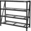 Kobalt Freestanding Shelving Units 84-in W x 24-in D x 84-in H 4-Tier Heavy Duty Steel Utility Shelving Unit