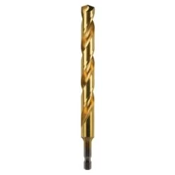 Kobalt Twist Drill Bits 1/2-in 6-in Titanium Coated Hss Twist Drill Bit