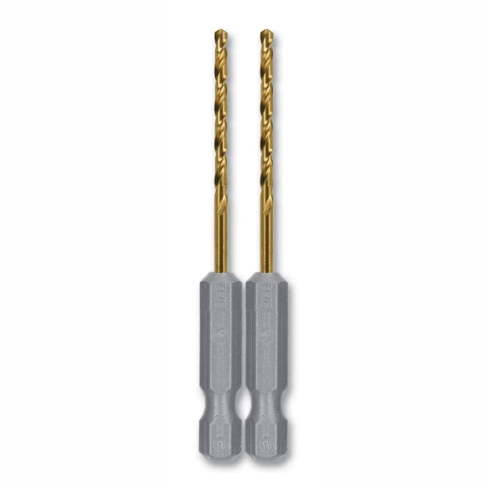Kobalt Twist Drill Bits 2-Piece 3/32-in 2-1/2-in Titanium Coated Hss Twist Drill Bit 1 Kobalt Twist Drill Bits 2-Piece 3/32-in 2-1/2-in Titanium Coated Hss Twist Drill Bit