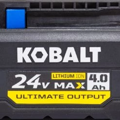 Kobalt Power Tool Batteries & Chargers Ultimate Output 24-Volt Max 4 Amp-Hour Lithium Power Tool Battery -Hot Sale Kobalt Shop 16994371