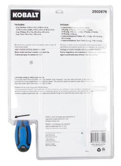 Kobalt Screwdrivers 10-Piece Plastic Handle Magnetic Set Screwdriver Set 10 Kobalt Screwdrivers 10-Piece Plastic Handle Magnetic Set Screwdriver Set -Hot Sale Kobalt Shop 17117347