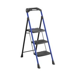 Kobalt Step Stools 3-Step 300-lb Capacity Black Steel Foldable Step Stool -Hot Sale Kobalt Shop 17787986