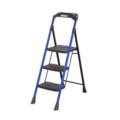 Kobalt Step Stools 3-Step 300-lb Capacity Black Steel Foldable Step Stool -Hot Sale Kobalt Shop 17787988