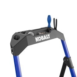 Kobalt Step Stools 2-Step 300-lb Capacity Black Steel Foldable Step Stool -Hot Sale Kobalt Shop 17788038