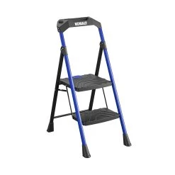 Kobalt Step Stools 2-Step 300-lb Capacity Black Steel Foldable Step Stool -Hot Sale Kobalt Shop 17788041