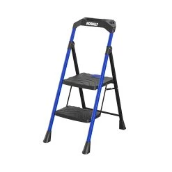Kobalt Step Stools 2-Step 300-lb Capacity Black Steel Foldable Step Stool -Hot Sale Kobalt Shop 17788045
