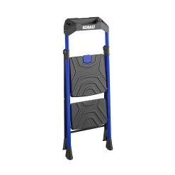 Kobalt Step Stools 2-Step 300-lb Capacity Black Steel Foldable Step Stool -Hot Sale Kobalt Shop 17788048