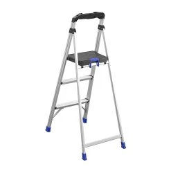 Kobalt Step Stools 3-Step 250-lb Capacity Aluminum Foldable Step Stool -Hot Sale Kobalt Shop 17788332