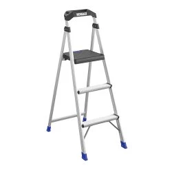 Kobalt Step Stools 3-Step 250-lb Capacity Aluminum Foldable Step Stool -Hot Sale Kobalt Shop 17788333