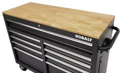 Kobalt Work Benches 46.1-in W x 37.2-in H 9-Drawer Rubber Work Bench -Hot Sale Kobalt Shop 17902369 scaled