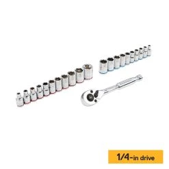 Kobalt Mechanics Tool Sets Centennial 100-Piece Standard (SAE) and Metric Combination Polished Chrome Mechanics Tool Set (1/4-in; 3/8-in) 15 Kobalt Mechanics Tool Sets Centennial 100-Piece Standard (SAE) and Metric Combination Polished Chrome Mechanics Tool Set (1/4-in; 3/8-in) -Hot Sale Kobalt Shop 40333059