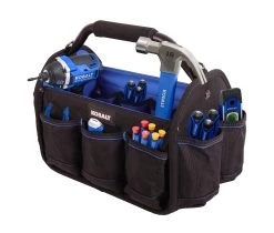 Kobalt Tool Bags Blue Black Polyester 15-in Tool Tote -Hot Sale Kobalt Shop 40642741 scaled