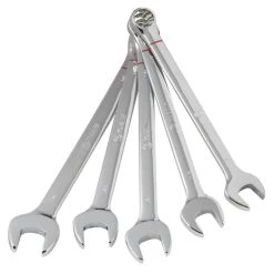 Kobalt Combination Wrenches & Sets 5-Piece Set 12-point Standard (SAE) Standard Combination Wrench Set