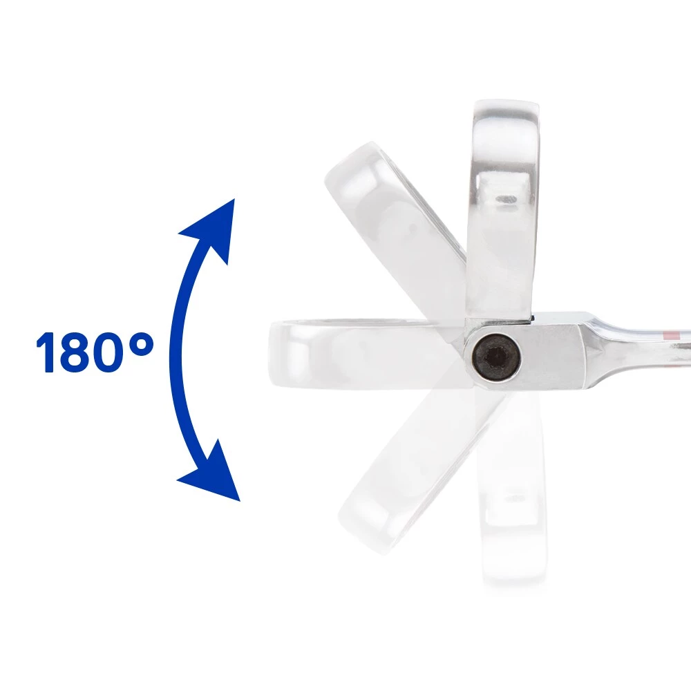 Kobalt Ratchet Wrenches & Sets 8-Piece Set 12-Point Standard (SAE) Flexible Head Ratchet Wrench Set 5 Kobalt Ratchet Wrenches & Sets 8-Piece Set 12-Point Standard (SAE) Flexible Head Ratchet Wrench Set - Image 5