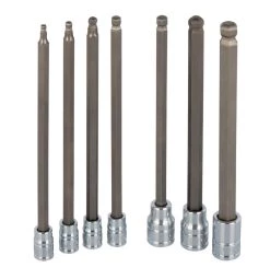 Kobalt Driver Sockets & Sets 7-Piece 1/4-in; 3/8-in Drive Set Hex Bit Standard (SAE) Driver Socket Set