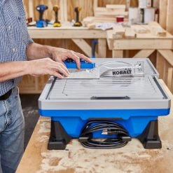 Kobalt Tile Saws 7-in 6-Amp Wet Tabletop Sliding Table Tile Saw -Hot Sale Kobalt Shop 41438108