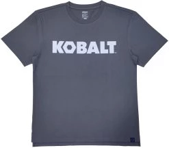 Kobalt Work Shirts Men's XX-Large Textured Cotton Short sleeve Graphic T-shirt Work Shirt