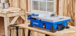 Kobalt Tile Saws 7-in 6-Amp Wet Tabletop Sliding Table Tile Saw -Hot Sale Kobalt Shop 41973190