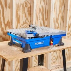 Kobalt Tile Saws 7-in 6-Amp Wet Tabletop Sliding Table Tile Saw -Hot Sale Kobalt Shop 41973205