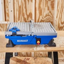 Kobalt Tile Saws 7-in 6-Amp Wet Tabletop Sliding Table Tile Saw -Hot Sale Kobalt Shop 41973207