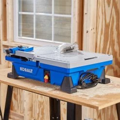Kobalt Tile Saws 7-in 6-Amp Wet Tabletop Sliding Table Tile Saw -Hot Sale Kobalt Shop 41973212
