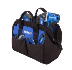 Kobalt Tool Bags Blue Black Polyester 12-in Tool Bag -Hot Sale Kobalt Shop 42143429 scaled