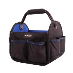 Kobalt Tool Bags Blue Black Polyester 12-in Tool Tote -Hot Sale Kobalt Shop 42143651