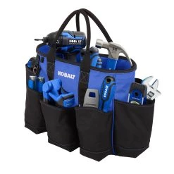 Kobalt Tool Bags Blue Black Polyester 14-in Tool Bag -Hot Sale Kobalt Shop 42143959 scaled