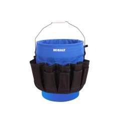 Kobalt Tool Bags Blue Black Polyester 12-in 5-Gallon Bucket Organizer -Hot Sale Kobalt Shop 42144072 scaled