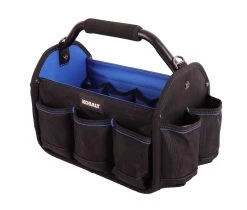 Kobalt Tool Bags Blue Black Polyester 15-in Tool Tote -Hot Sale Kobalt Shop 42144090 scaled