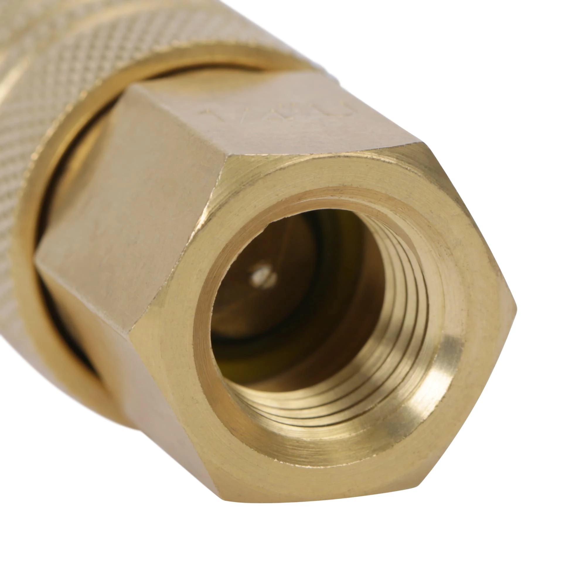 Kobalt Air Compressor Fittings Brass Coupler (F) 1/4-in Universal 2 Kobalt Air Compressor Fittings Brass Coupler (F) 1/4-in Universal - Image 2