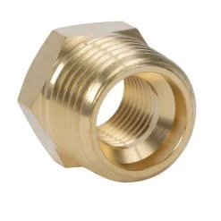 Kobalt Air Compressor Fittings NPT Brass Bushing Adapter 1/2-in (M) x 1/4-in (F) -Hot Sale Kobalt Shop 42208550